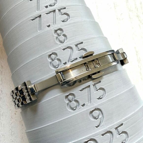 Citizen Eco-Drive Crystal Accent Rectangular Watch Silver Tone main image 6